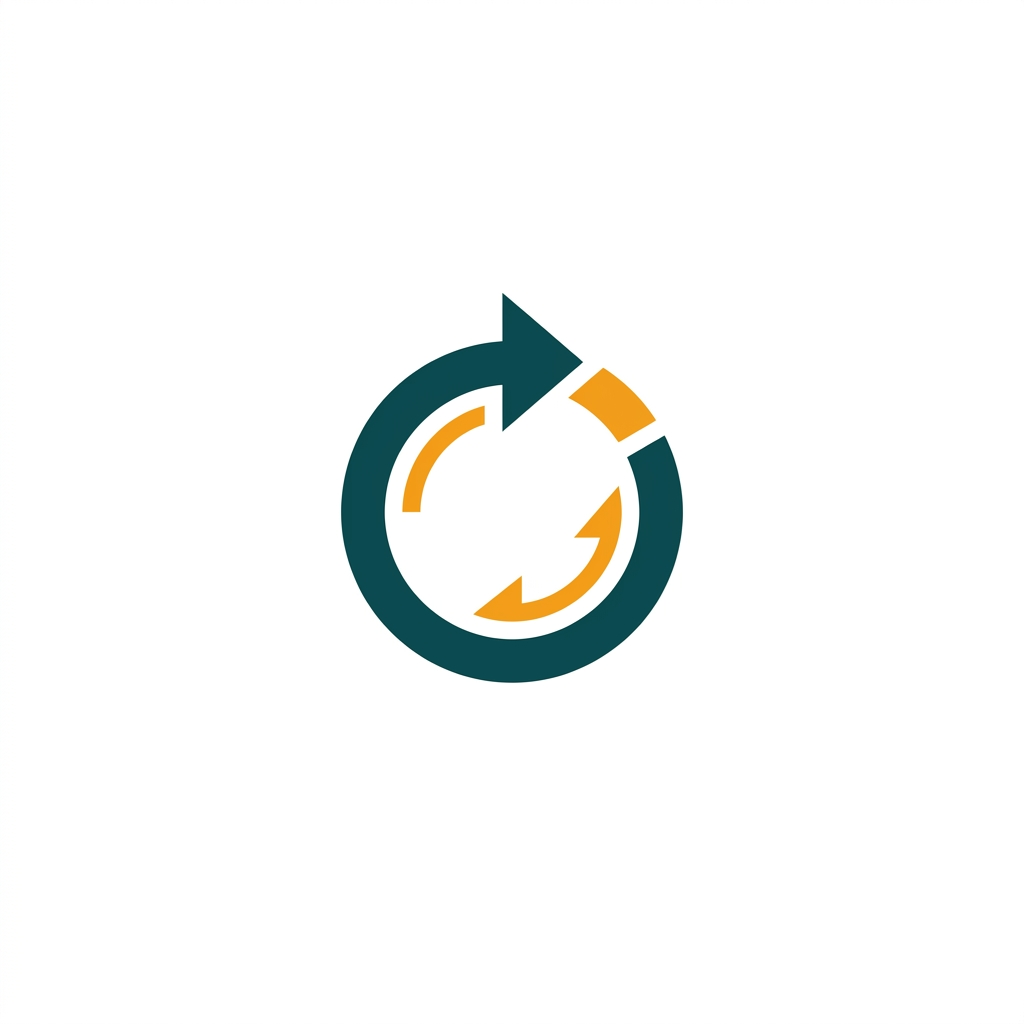a circular arrow icon representing a backup or restore process