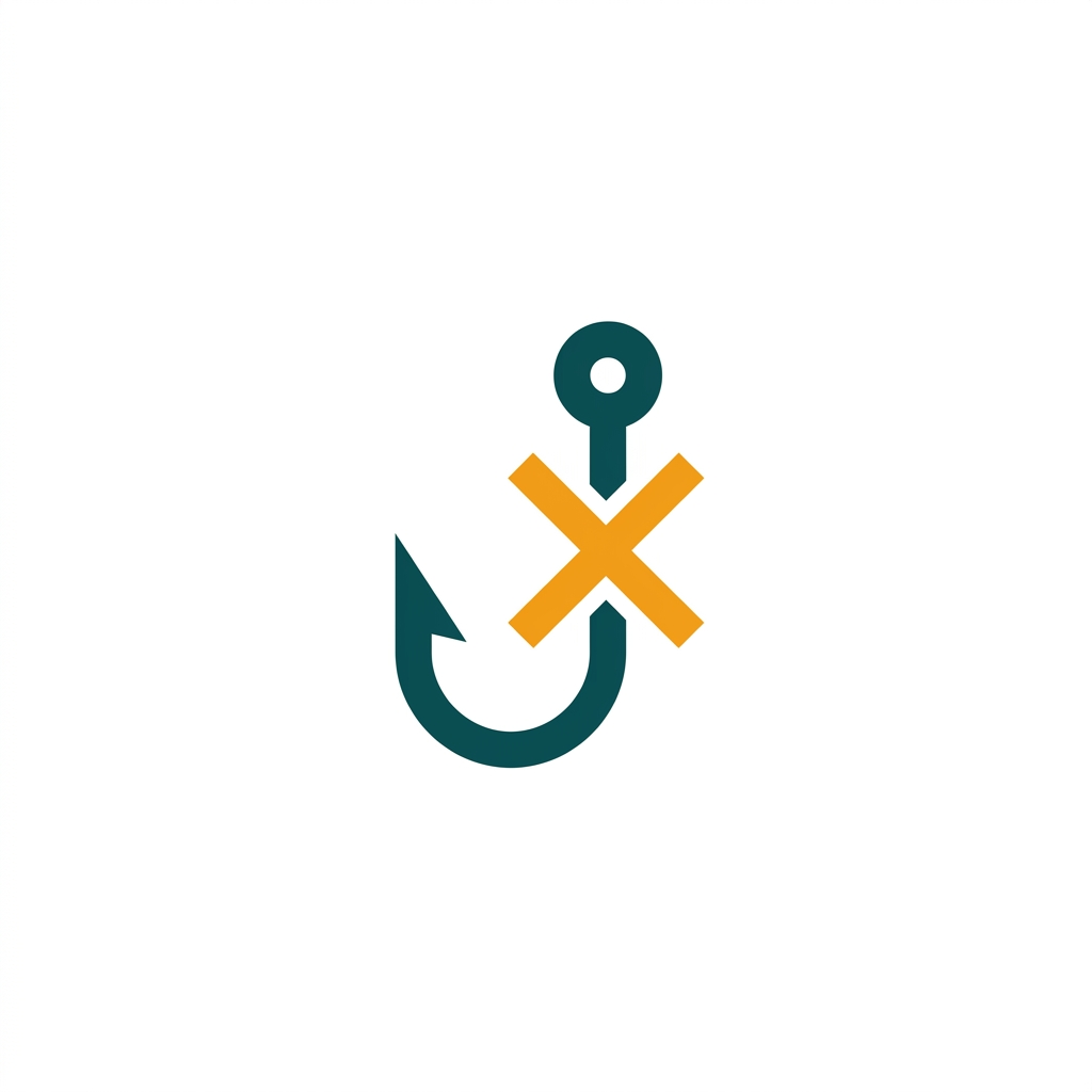 a fishing hook icon with a cross over it, indicating the blocking of phishing attempts