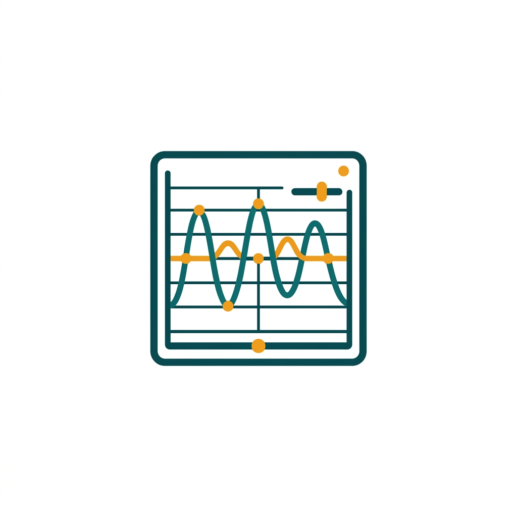 a detailed frequency spectrum analyzer with multiple colorful EQ bands and nodes