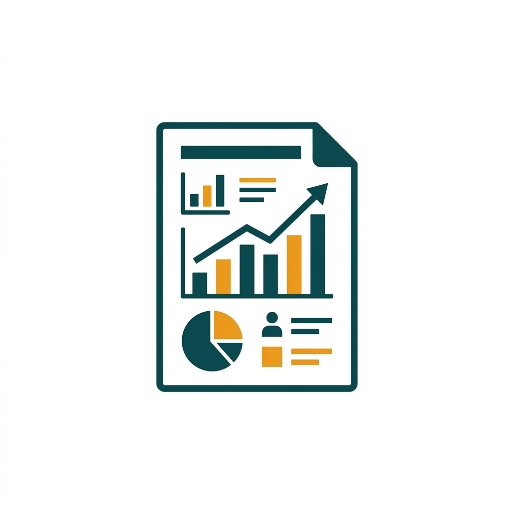 a professional-looking printed report with charts, graphs, and summarized data