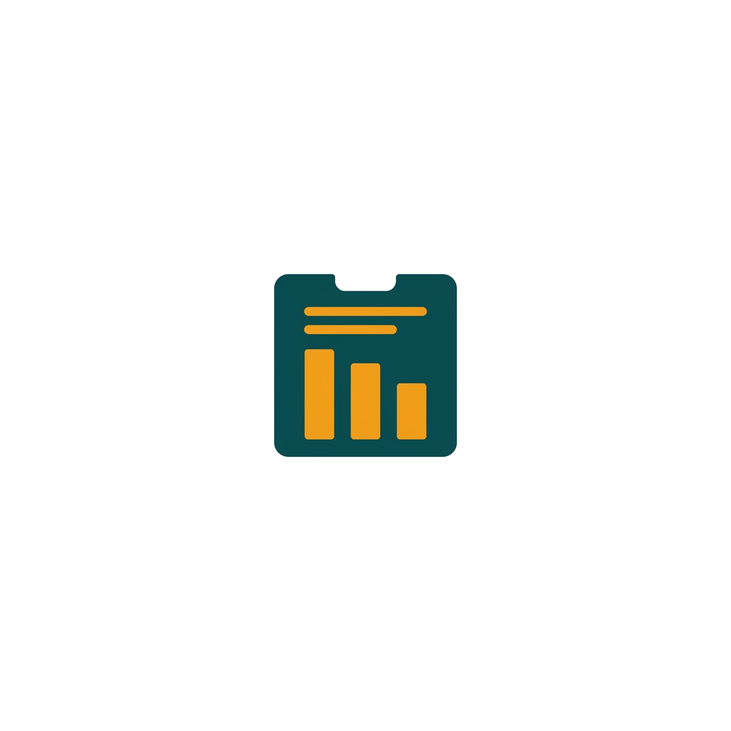 a presentation slide with a simple bar chart and a title