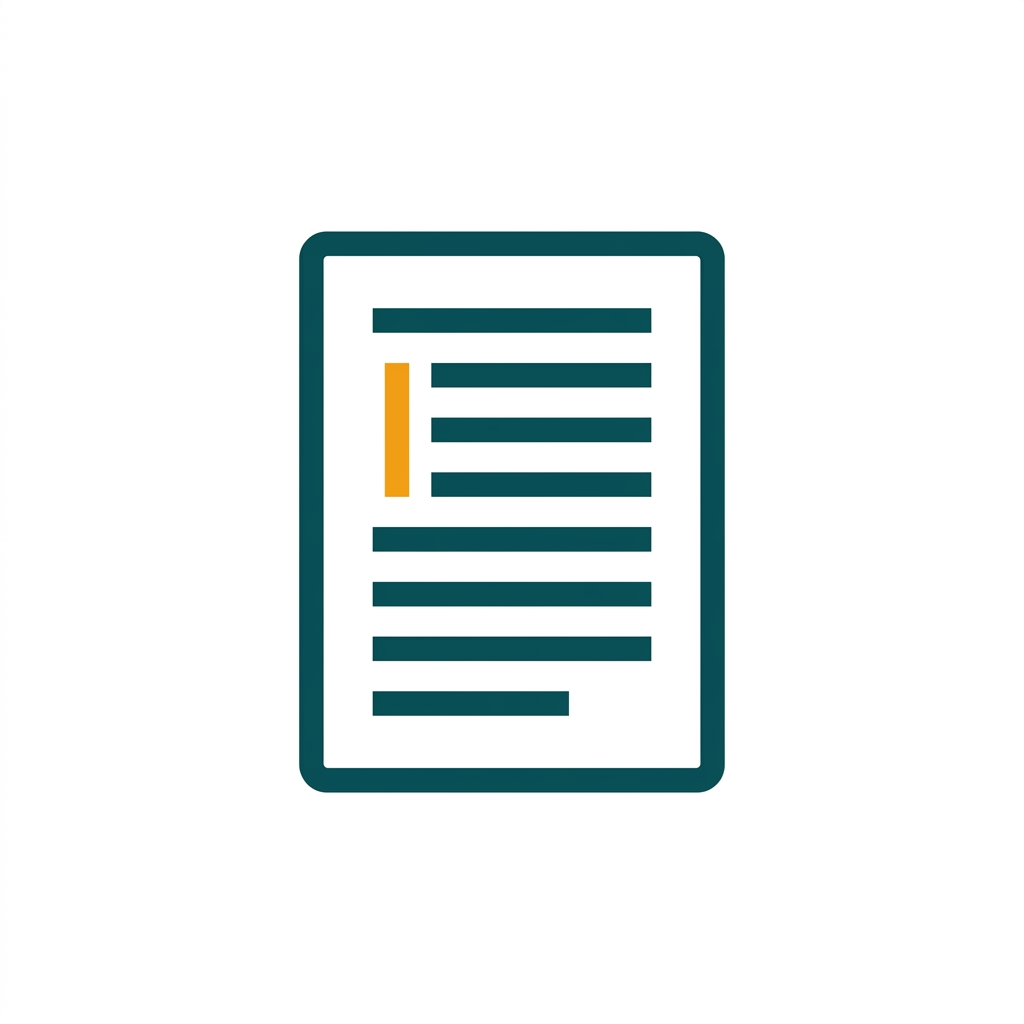 a single open word processor document page with cursor and lines of text