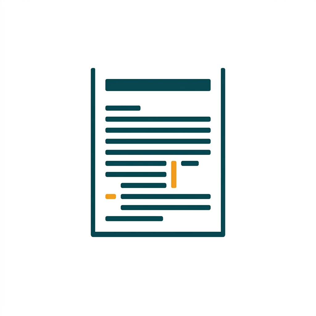 an open word processor document with formatted text, headings, and a blinking cursor