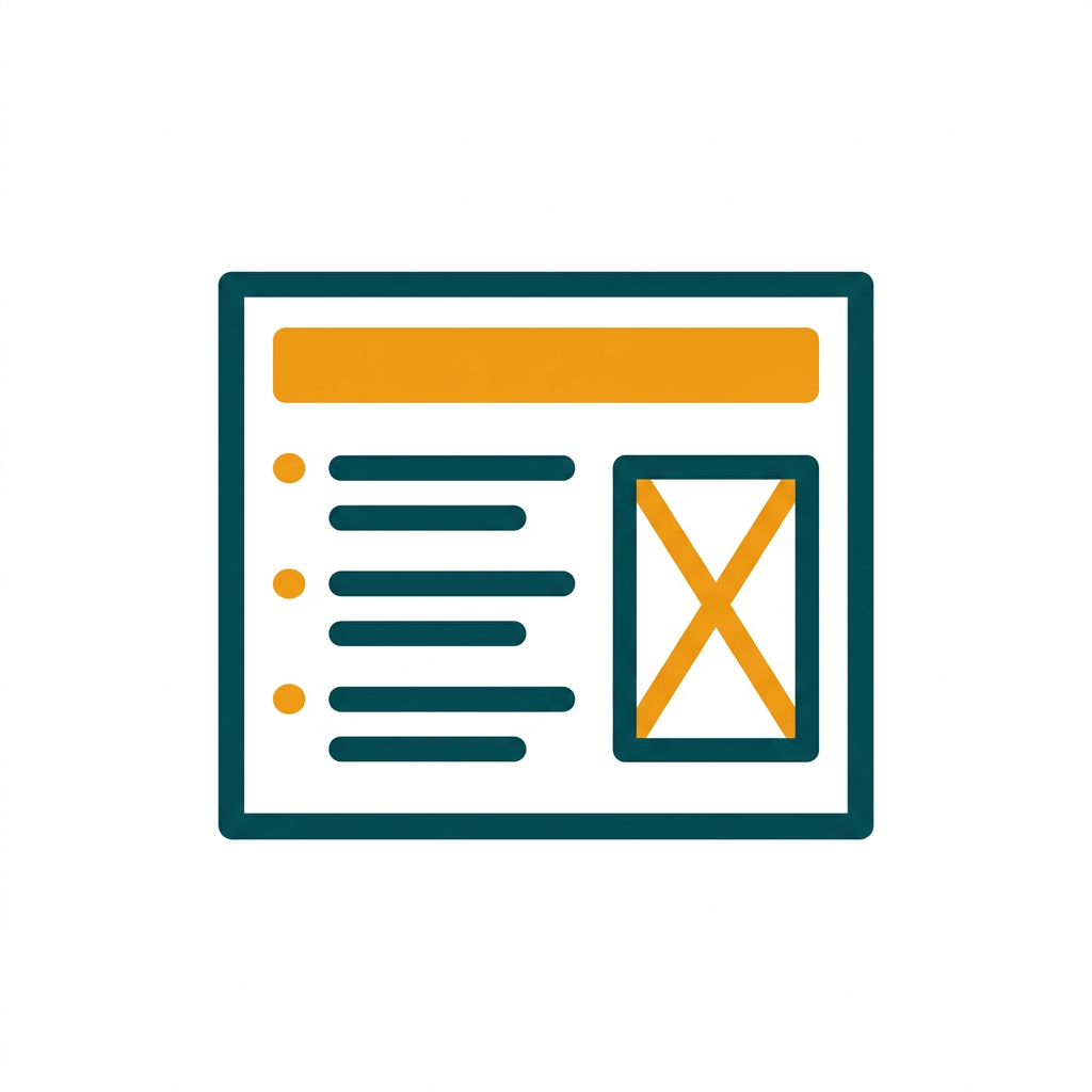 a presentation slide with a title, bullet points, and a placeholder for an image