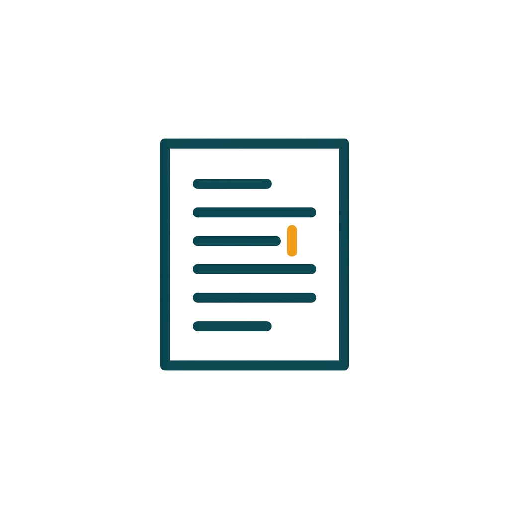 a single open word processor document page with cursor and lines of text