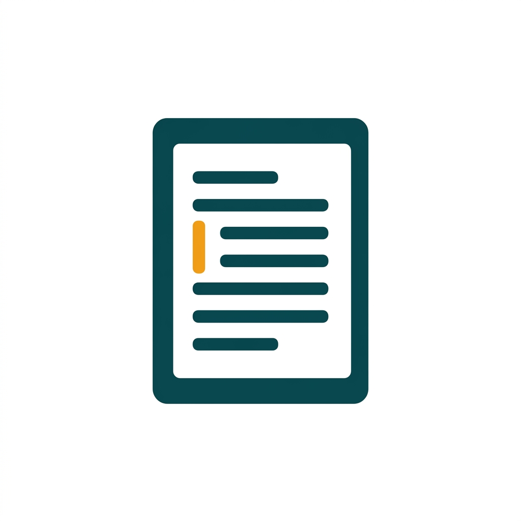 a single open word processor document page with cursor and lines of text