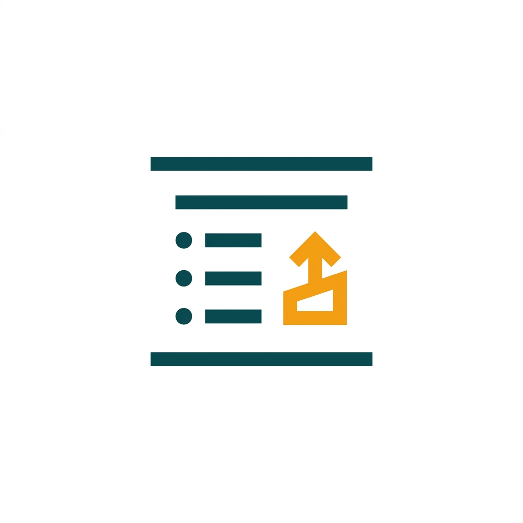 a presentation slide with a title, bullet points, and a simple graphic