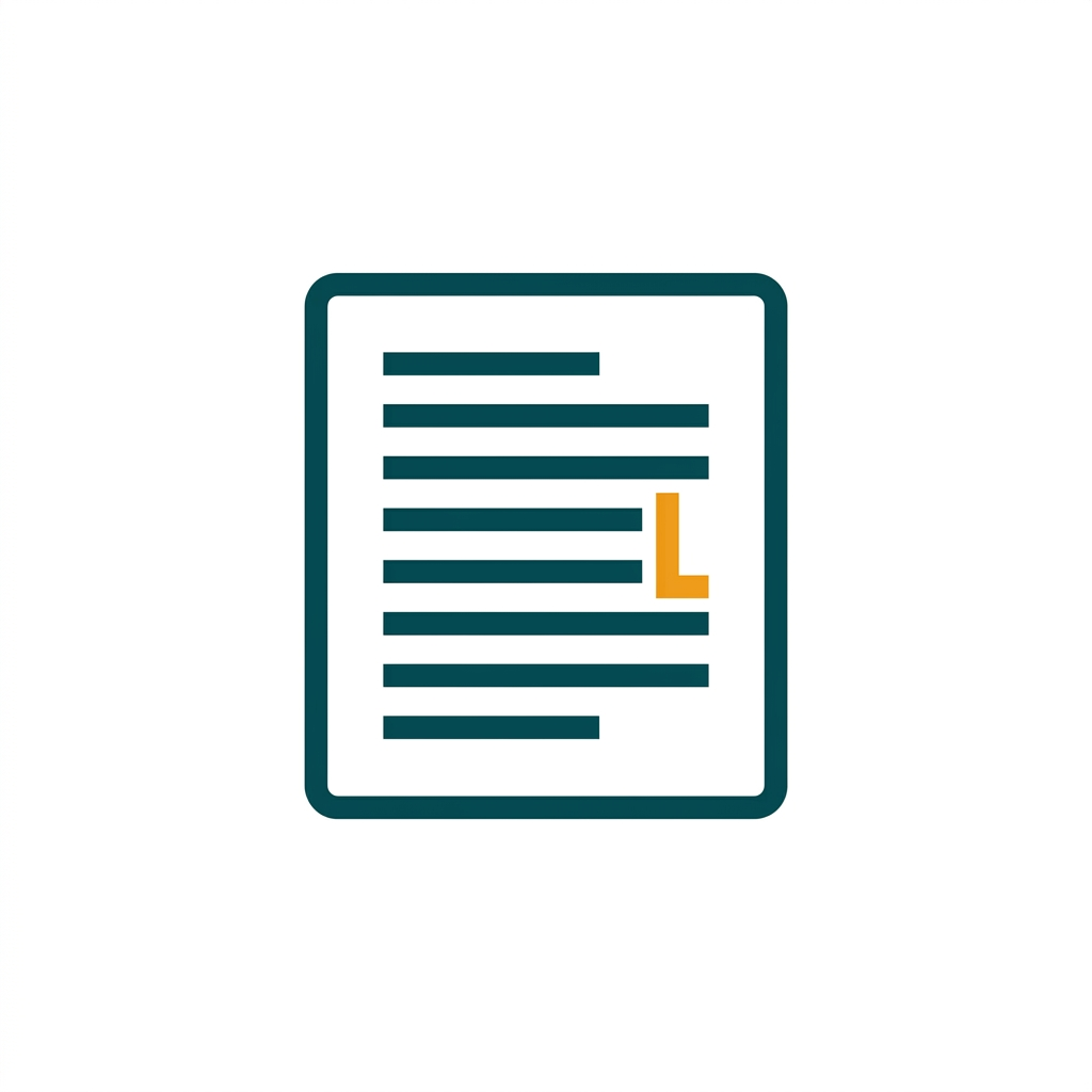 a single open word processor document page with cursor and lines of text