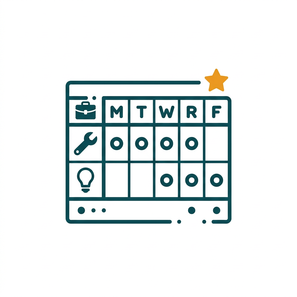a simple form for tracking employee work hours on different project tasks