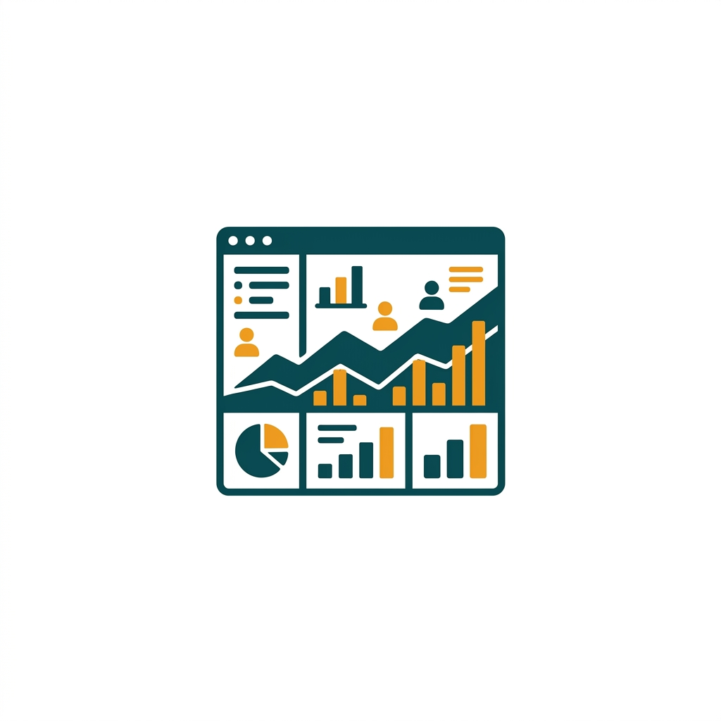 a complex, multi-layered chart with resource graphs and team collaboration icons