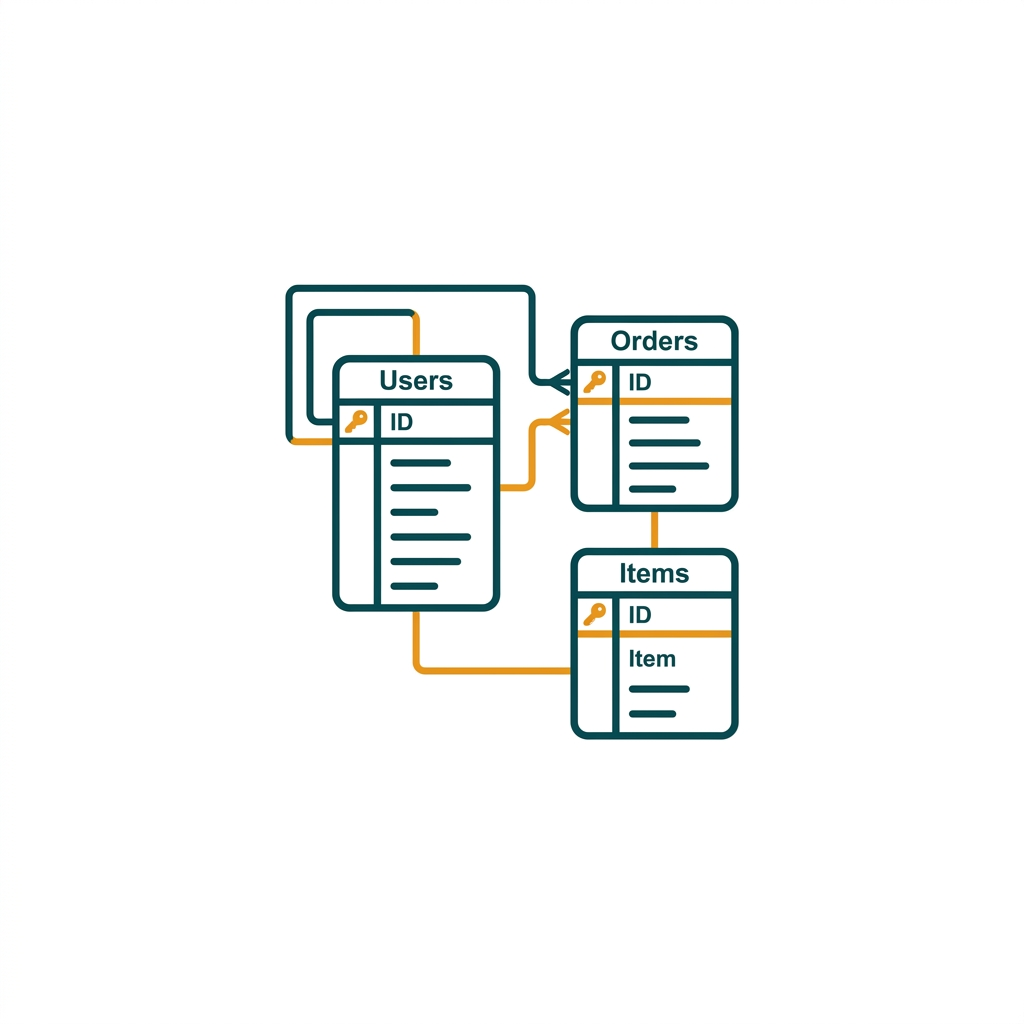 a database schema diagram showing tables, columns, and relationships between them
