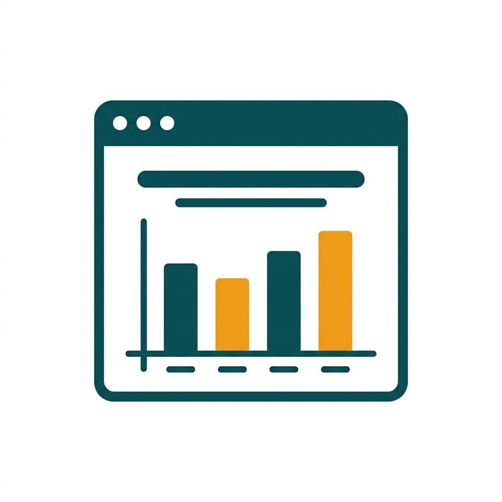 a presentation slide with a title and a simple bar chart on a Mac interface